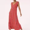 Lia Maxi Jurk In Fuchsia-Surkana Cheap