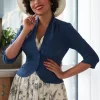 Liza Lee Becoming Versatility Chic Blazer In Marineblauw-Miss Candyfloss Sale