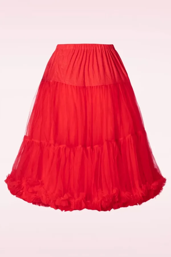 Lola Lifeforms Petticoat In Rood-Banned Retro Cheap