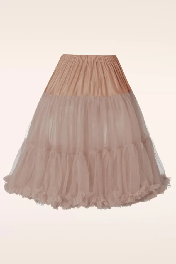 Lola Lifeforms Petticoat In Perzik Beige-Banned Retro Flash Sale