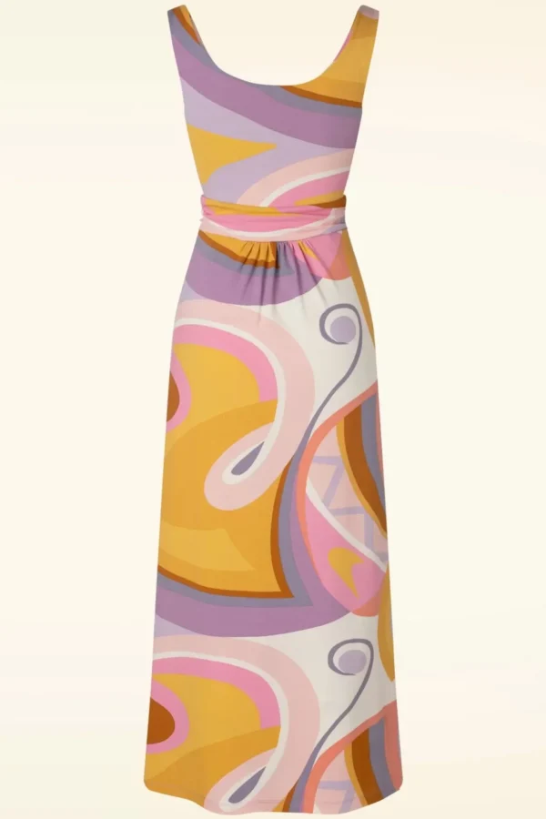 Macie Maxi Jurk In Sixties Lavender-Zilch Best Sale