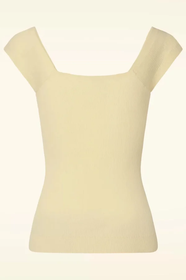 Marie Club Top In Creme-King Louie Best