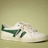 Mark Cox Tennissneakers In Gebroken Wit En Donkergroen-Gola Hot