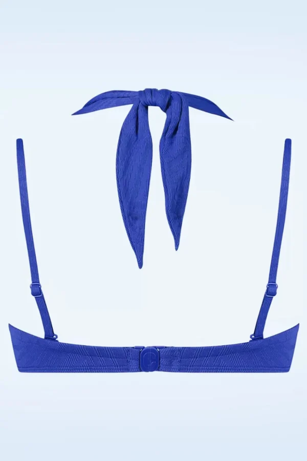 Multiway Bikinitop In Blue Waves-TC Beach Store