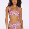 Multiway Summer Flowers Bikinitop In Paars-TC Beach Shop