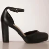 Nicky Platform Pumps In Zwart-Tamaris Clearance