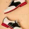 Old Soul Dancer-Schoenen In Wit En Zwart-Banned Retro Flash Sale