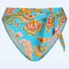 Orient High Waist Bikini Broekje In Blauw-Cyell Online