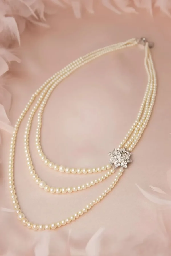 Parijs Parels Kristal Ketting-Lovely Clearance