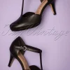 Phyllis T-Strap Pumps In Matte Zwart-Tamaris Cheap