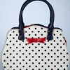 Poppy Polka Handtas In Wit-Banned Retro Clearance