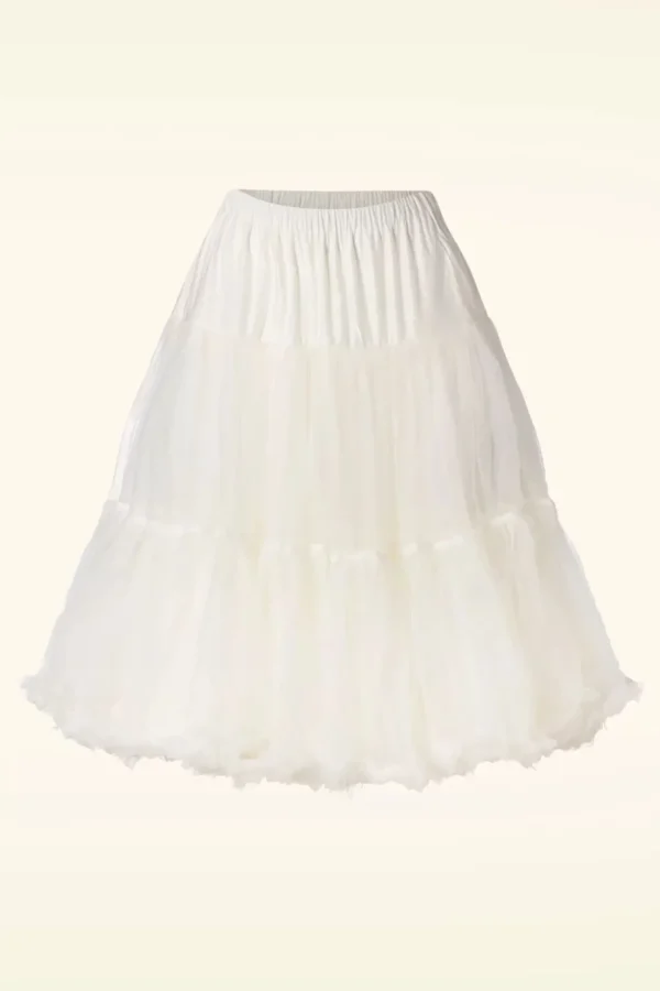 Queen Size Lola Lifeforms Petticoat In Ivoor-Banned Retro Best Sale