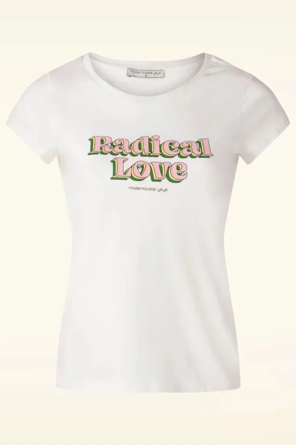 Radical Love T-Shirt In Ecru-Mademoiselle Yu00e9Yu00e9 Best Sale