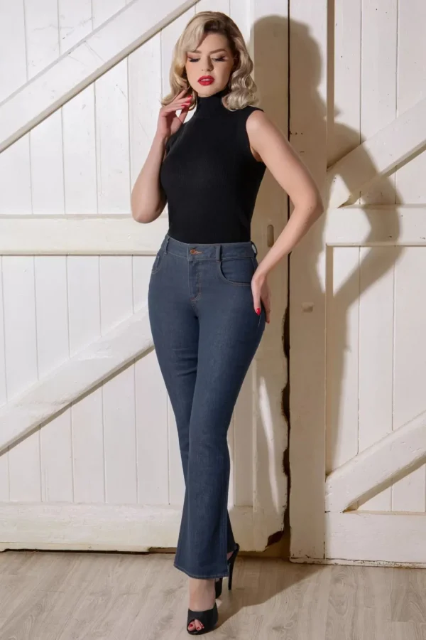 Rosa Jeans In Denimblauw-Rock-a-Booty Best