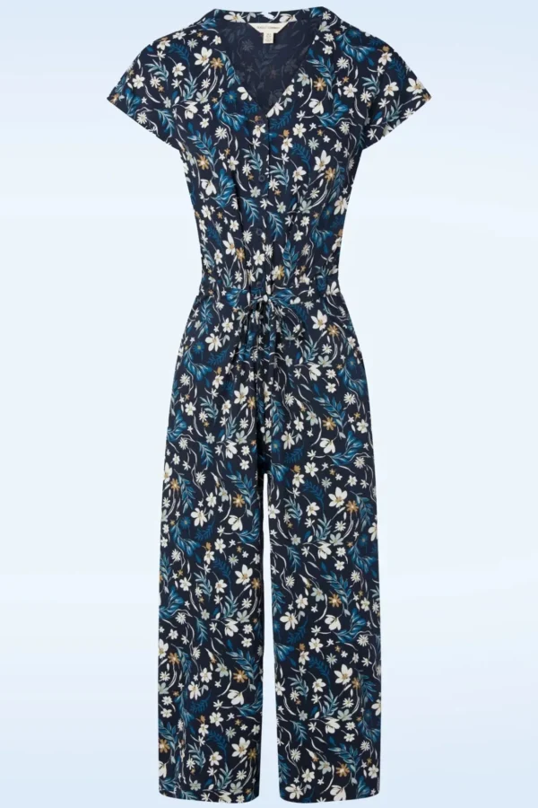 Rose Trellis Jumpsuit In Tidal Floral Maritime-Seasalt Shop