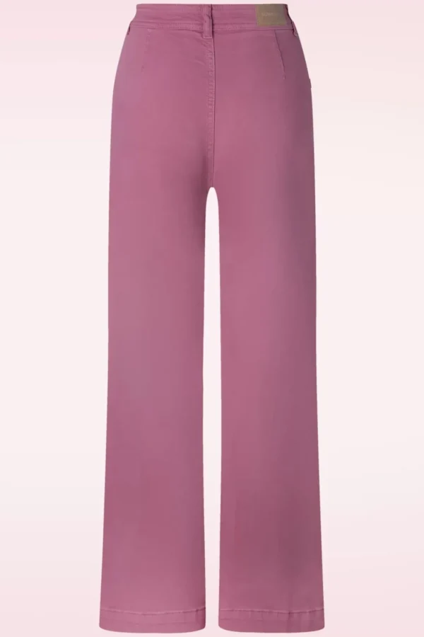 Ryann Broek In Zacht Bessen Roze-Surkana Discount