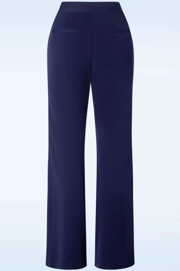 Sally Broadway Pantalon In Inktblauw-King Louie Cheap