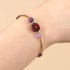 Sassy Ametista Armband In Goud En Paars-Urban Hippies Store