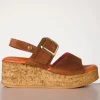 Savannah Suede Sleehakken In Cognac-Tamaris Online