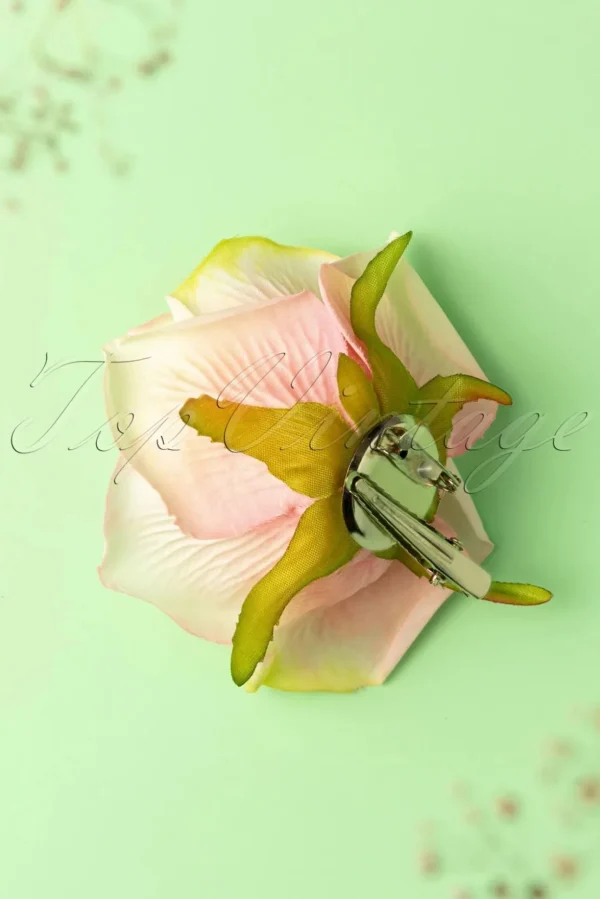 Scented Love Flower Haarclip In Blush-Banned Retro Sale