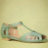 Secret Love Ballerina's In Mintgroen-Banned Retro Fashion