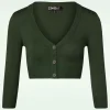 Shela Cropped Vest In Jagersgroen-Mak Sweater Sale