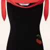 Sweet Summer Top In Zwart En Rood-Banned Retro Online