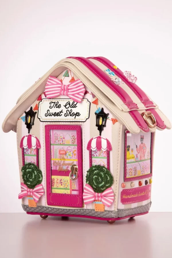 The Old Sweet Shop House Handtas In Roze-Vendula Online