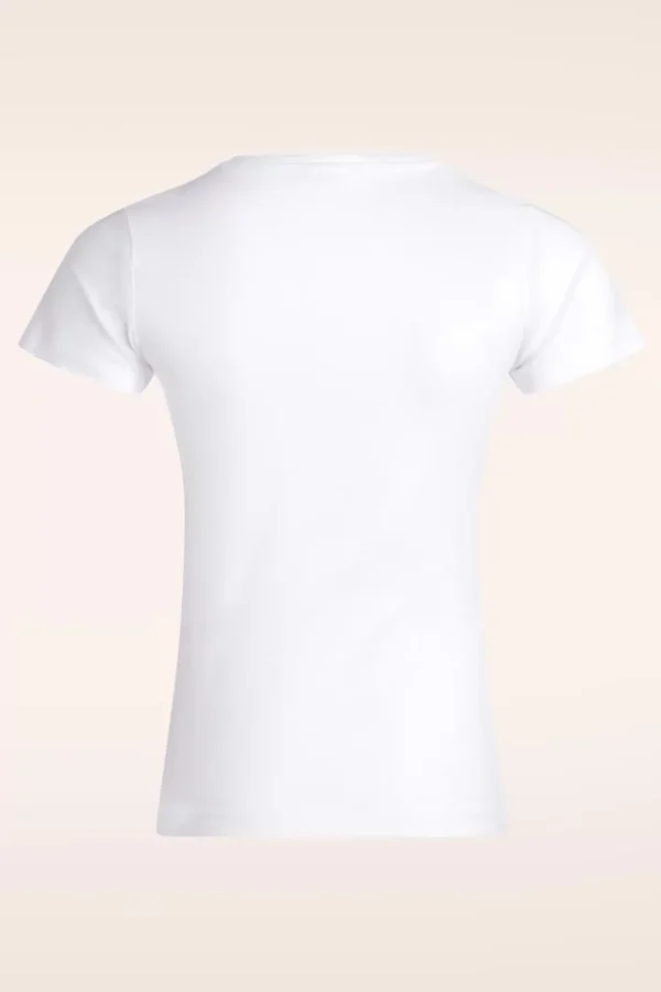 The Traveler Tee In Wit-PinRock Cheap