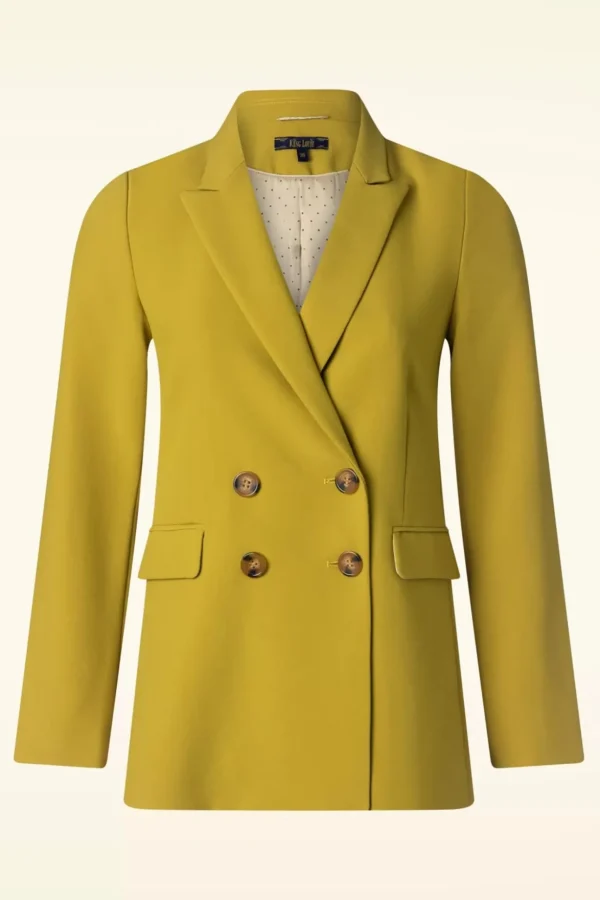 Tina Simonet Blazer In Sulphur Geel-King Louie Store