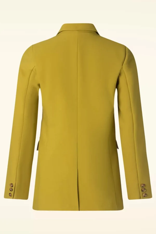 Tina Simonet Blazer In Sulphur Geel-King Louie Store