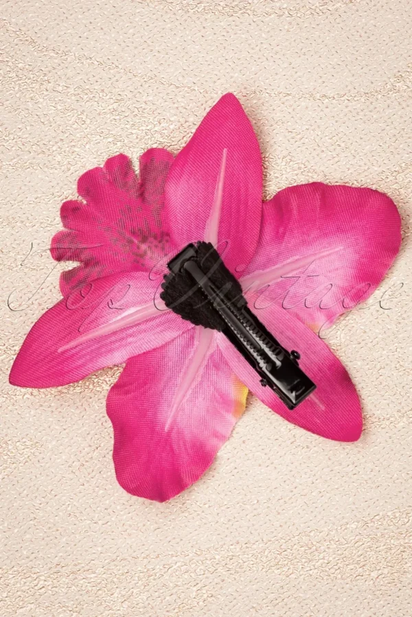 Tropical Vibes Haarbloemclip In Roze-Topvintage Boutique Collection Discount