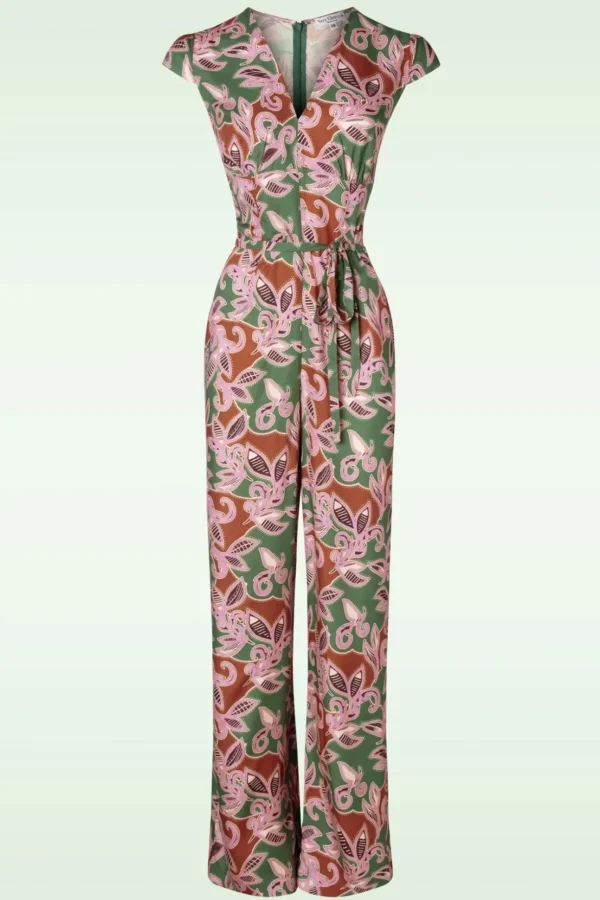 Venice Jumpsuit In Fata Morgana-Very Cherry Hot