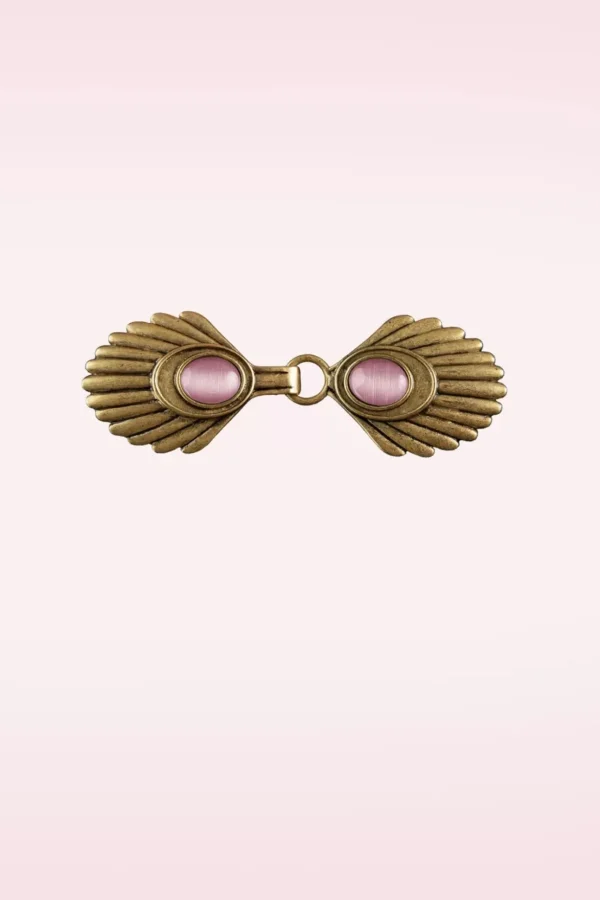 Venus Vest Clips In Goud En Poederroze-Urban Hippies Store