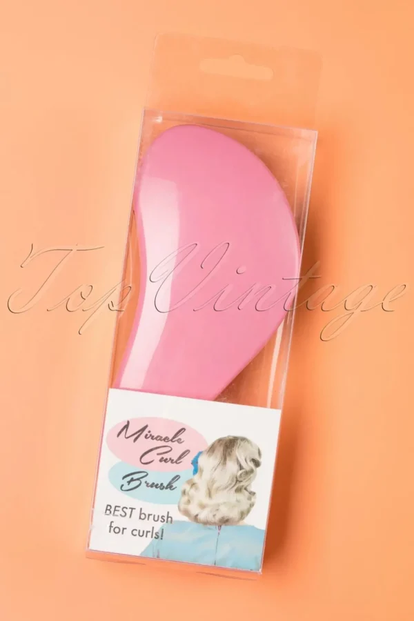 Vintage Haarstyling: Miracle Curl Brush In Roze-Lauren Rennells New