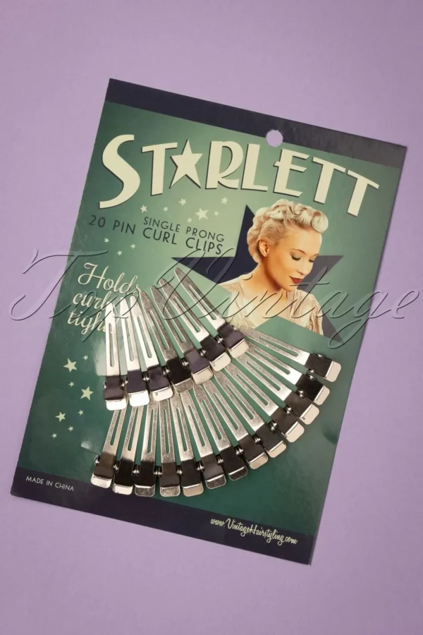 Vintage Haarstyling: Starlett Single Prong Pin Curl Clips-Lauren Rennells Discount