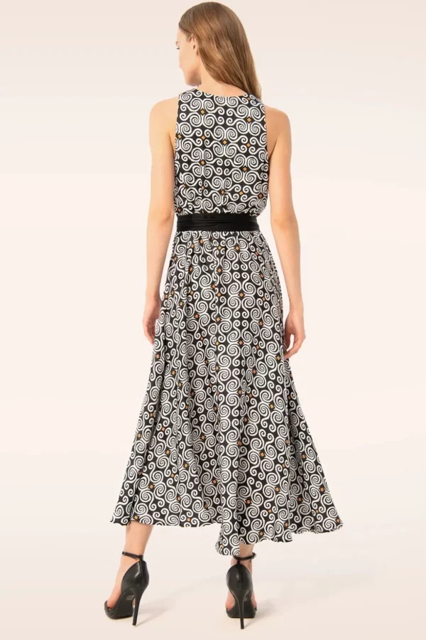 Willow Maxi Jurk In Zwart-Surkana New