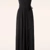 Zoe Maxi Jurk In Zwart-Vintage Chic for Topvintage Cheap